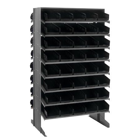 Quantum Storage Systems Double-Sided Shelf Rack Systems QPRD-102BK